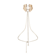BIJOUX - DÉSIR MÉTALLIQUE GOLDEN METALLIC NECKLACE - 53Xshop