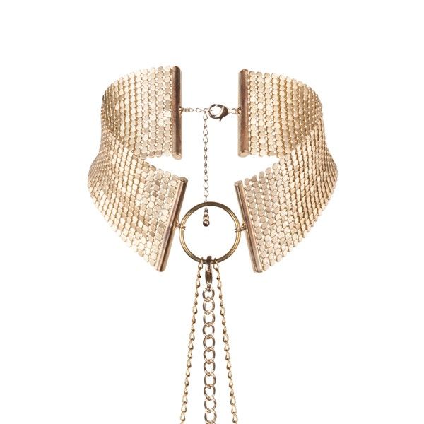 BIJOUX - DÉSIR MÉTALLIQUE GOLDEN METALLIC NECKLACE - 53Xshop