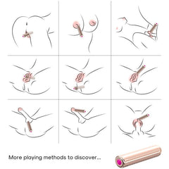 ARMONY - WARHEAD VIBRATOR BULLET TÉLÉCOMMANDE DORÉE 2 CM X 8,8 CM