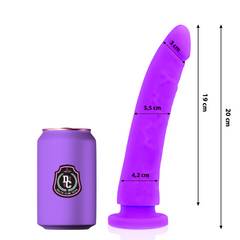 DELTA CLUB - TOYS LILAC DILDO MEDICAL SILICONE 20 CM -O- 4 CM - 53Xshop