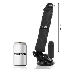 BASECOCK - REALISTIC VIBRATOR REMOTE CONTROL FLESH 21 CM -O- 4 CM - 53Xshop
