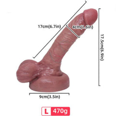 ARMONY - DILDO RÉALISTE EN SILICONE LIQUIDE 17 CM