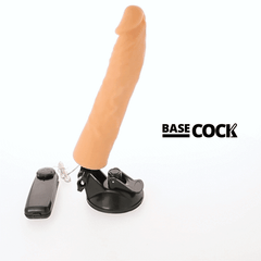 BASECOCK - REALISTIC VIBRATOR REMOTE CONTROL FLESH 21 CM -O- 4 CM - 53Xshop