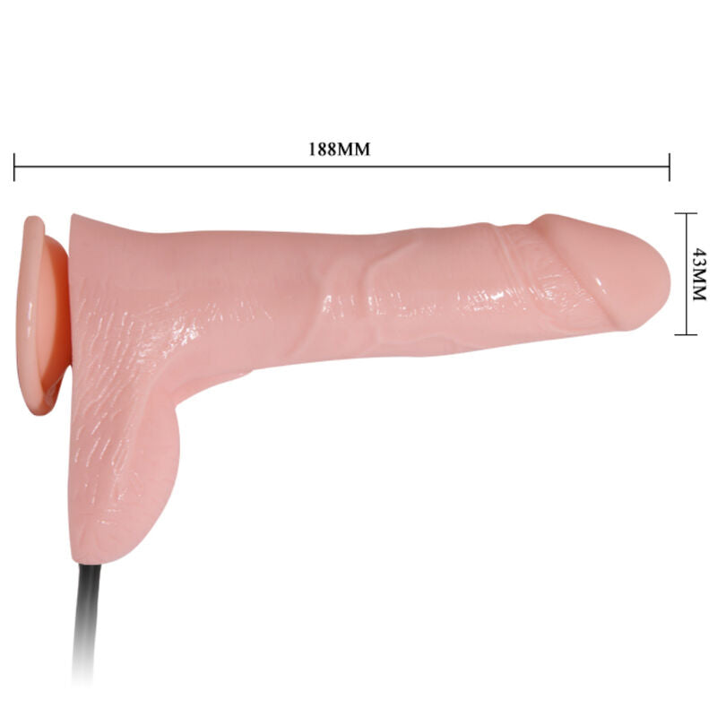 BAILE - INFLATABLE REALISTIC DILDO WITH SUCTION CUP 15 CM - 53Xshop