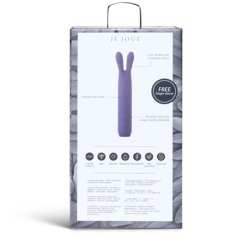 JE JOUE - VIBRATING BULLET RABBIT PURPLE - 53Xshop