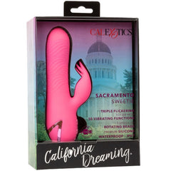 CALEXOTICS - VIBRATEUR SACRAMENTO SWEETIE LAPIN ROSE PAR CALIFORNIA DREAMING