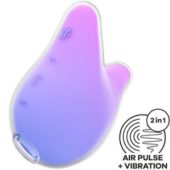 SATISFYER - STIMULATEUR ET VIBRATEUR MERMAID VIBES VIOLET ET ROSE