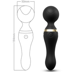 ARMONY - FREEZA MASSEUR &amp; VIBRATEUR TÊTE SUPER FLEXIBLE NOIRE