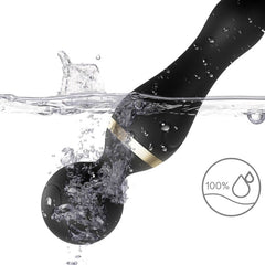 ARMONY - FREEZA MASSEUR &amp; VIBRATEUR TÊTE SUPER FLEXIBLE NOIRE