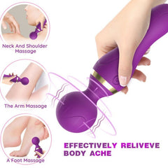 ARMONY - FREEZA MASSEUR &amp; VIBRATEUR TÊTE SUPER FLEXIBLE NOIRE