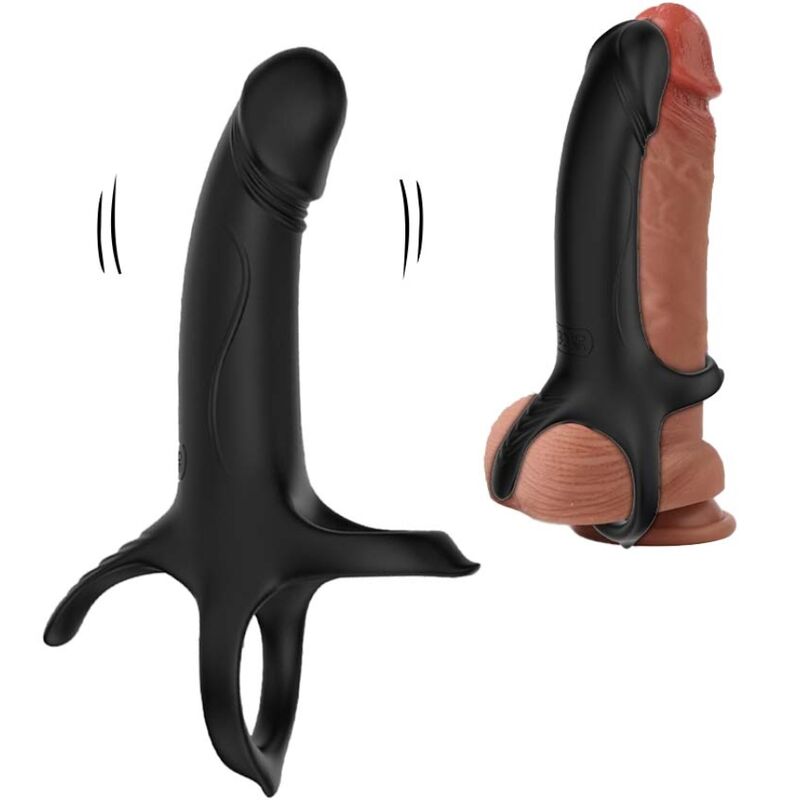 Black Dildo with Ring & Vibrator – crafted for comfort, durability, and pleasure