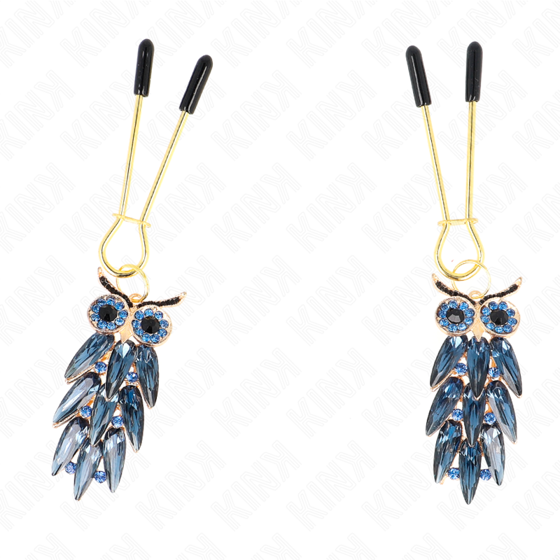 KINK - PINCES À TÉTONS PENDANTES HIBOU 6 CM