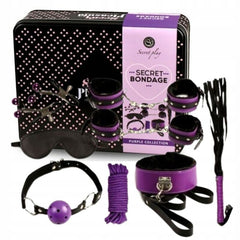 SECRETPLAY - BDSM SET 8PCS PURBLE /BLACK - 53Xshop