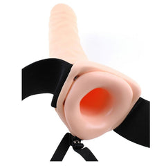 FETISH FANTASY SERIES - 19 CM HOLLOW STRAP-ON NATURAL - 53Xshop