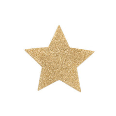 BIJOUX - INDISCRETS FLASH GOLDEN STAR NIPPLE COVERS - 53Xshop