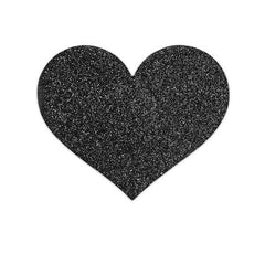 BIJOUX - INDISCRETS FLASH BLACK HEART NIPPLE CUTS - 53Xshop