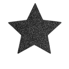BIJOUX - INDISCRETS FLASH BLACK STAR NIPPLE CAPS - 53Xshop
