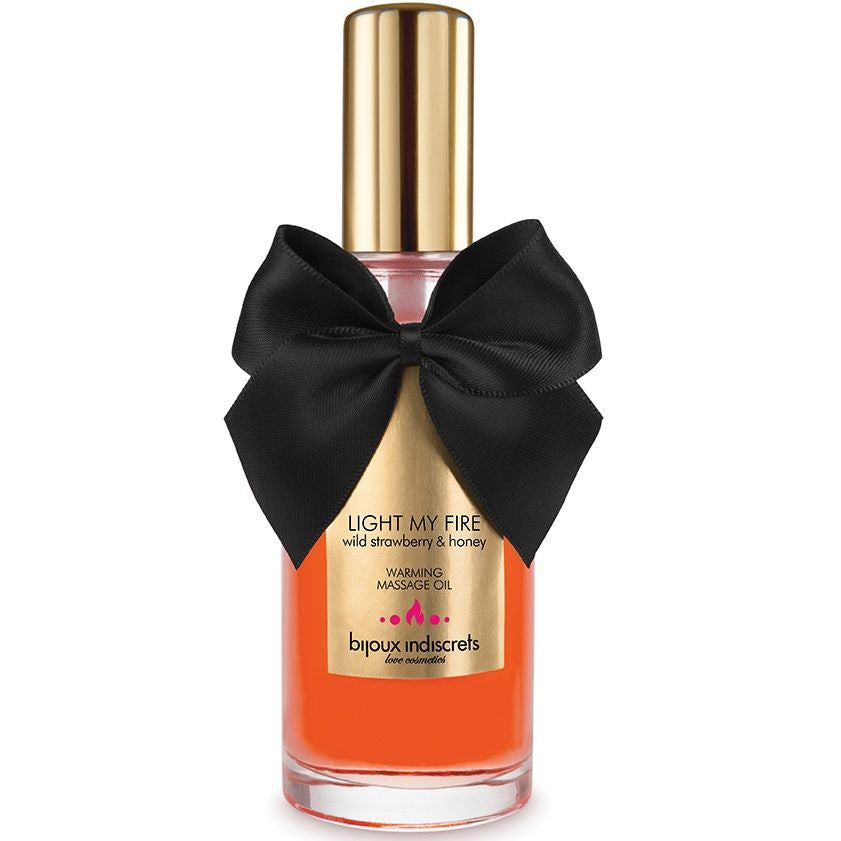 BIJOUX - MASSAGE OIL HEAT EFFECT STRAWBERRY AROMA - 53Xshop