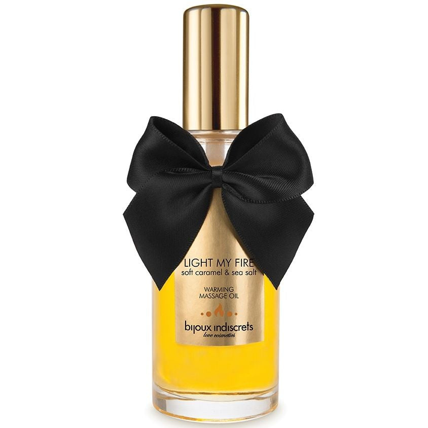 BIJOUX - MASSAGE OIL HEAT EFFECT CARAMEL AROMA - 53Xshop