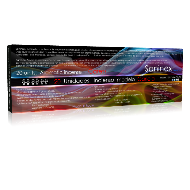 SANINEX FRAGANCE - AROMATIC INCENSE CARICIA 20 STICKS - 53Xshop