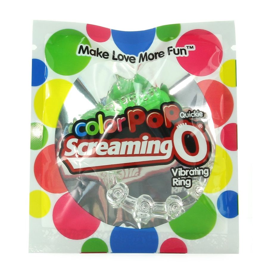 SCREAMING O - COLOPOP QUICKIE GREEN RING - 53Xshop