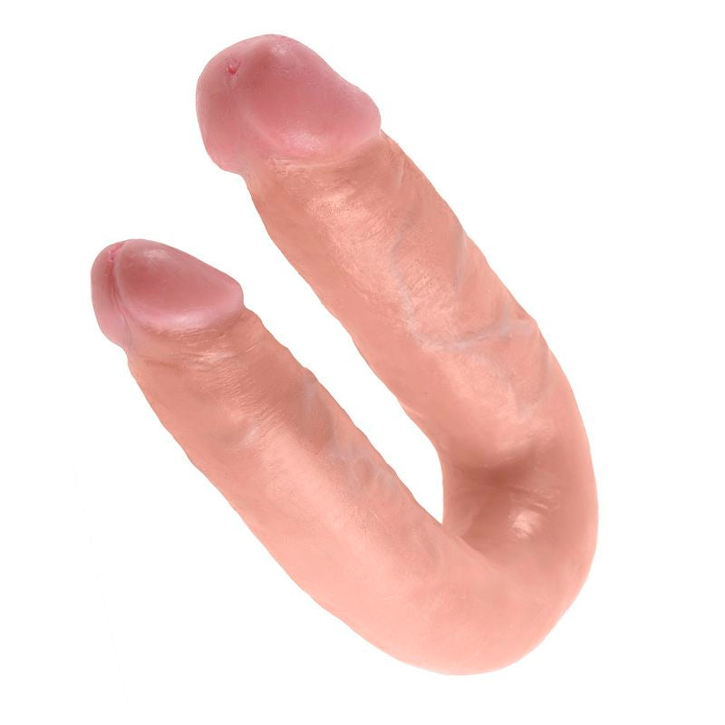 KING COCK - U-SHAPED MEDIUM DOUBLE TROUBLE FLESH 13.9 CM - 53Xshop