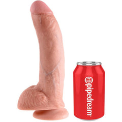 KING COCK - 9 DILDO FLESH WITH BALLS 22.9 CM - 53Xshop