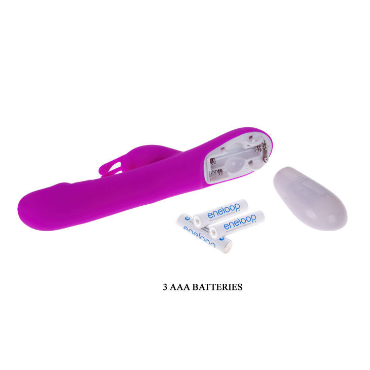 PRETTY LOVE - FLIRTATION ROBERT VIBRATOR WITH CLITORIS STIMULATOR - 53Xshop