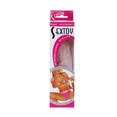REALISTIC SKIN TOUCH SILICONE DILDO 19 CM - 53Xshop