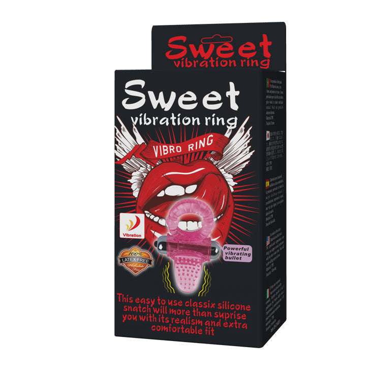BAILE - SWEET ABS 10 RHYTHMS RING PINK VIBRATOR PENIS RING - 53Xshop