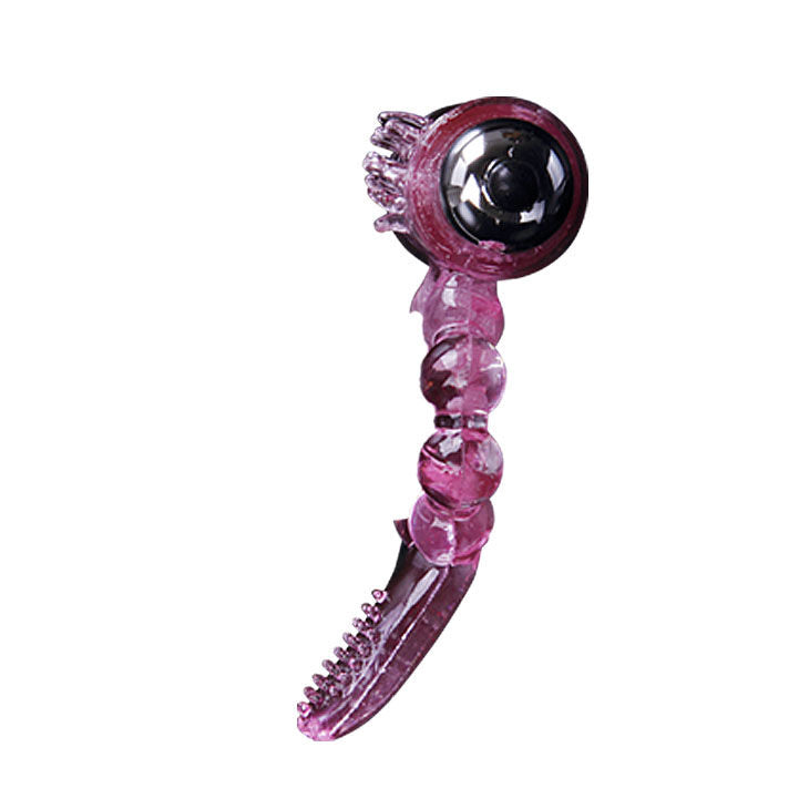 BAILE - SILICONE RING 10 TONGUE RHYTHMS WITH PINK VIBRATION - 53Xshop