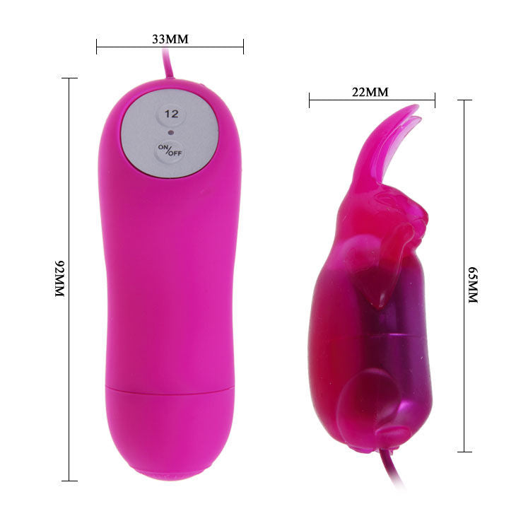 BAILE - CUTE SECRET BUNNY VIBRATOR 12 SPEED - 53Xshop