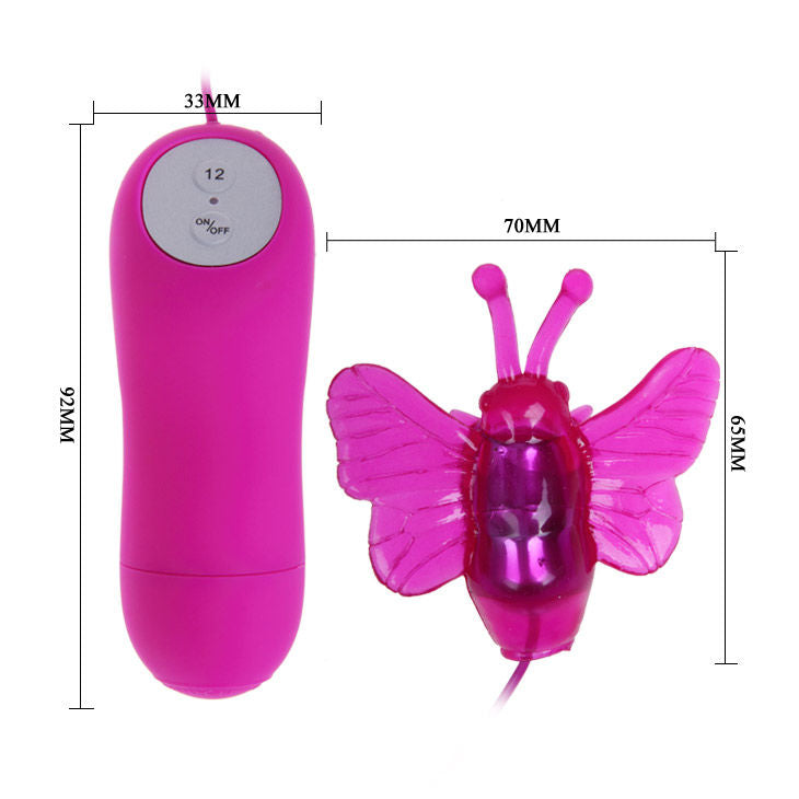 BAILE - CUTE SECRET BUTTERFLY STIMULATOR VIBRATOR 12V - 53Xshop