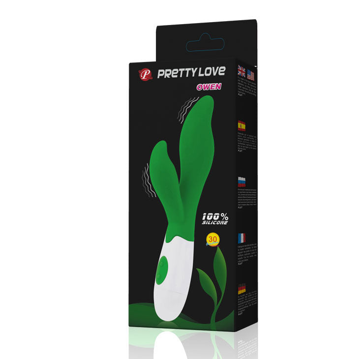 PRETTY LOVE - FLIRTATION OWEN GREEN VIBRATOR - 53Xshop