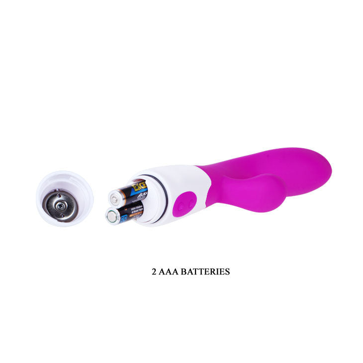 PRETTY LOVE - FLIRTATION ALVIS VIBRATOR WITH CLITORIS STIMULATOR - 53Xshop