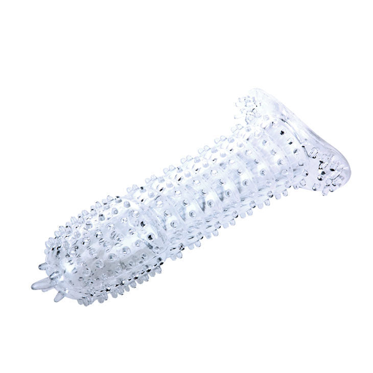 BAILE - PENIS SHEATH WITH TRANSPARENT STIMULATING POINTS 14 CM - 53Xshop