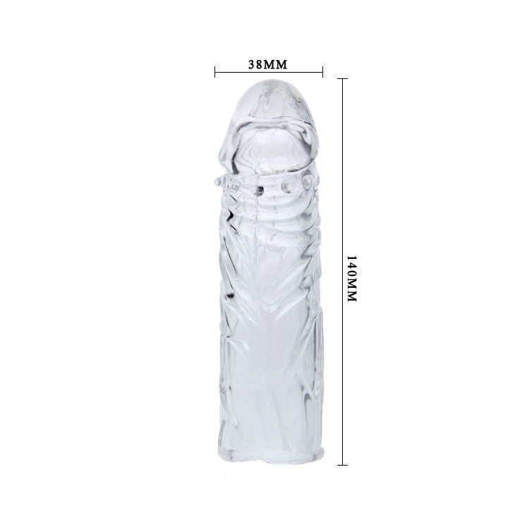 BAILE - LILAC COVER FOR THE PENIS IN ADAPTABLE SILICONE 13 CM - 53Xshop