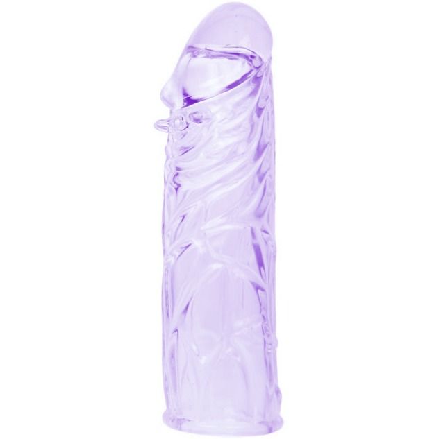 BAILE - LILAC COVER FOR THE PENIS IN ADAPTABLE SILICONE 13 CM - 53Xshop