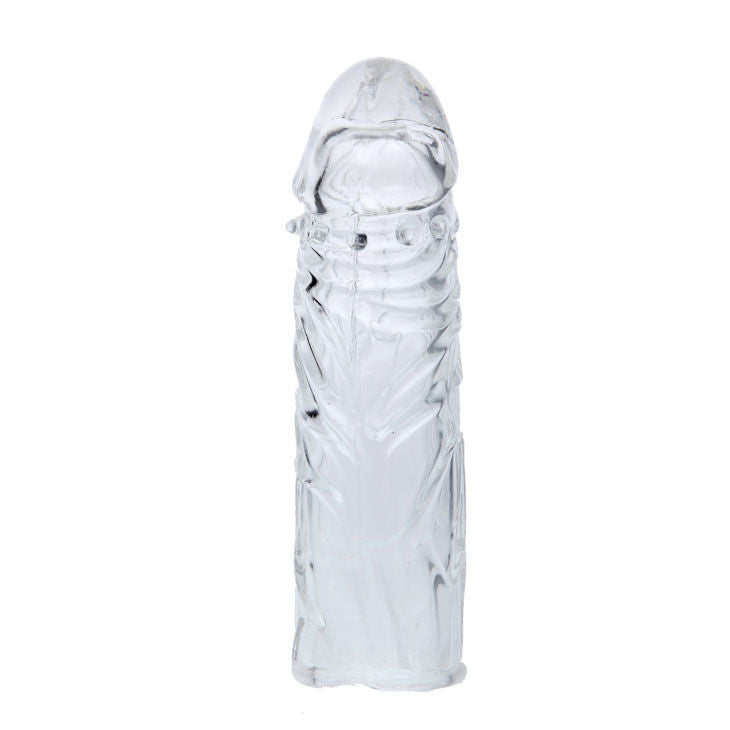 BAILE - TRANSPARENT SILICONE PENIS COVER 13 CM - 53Xshop