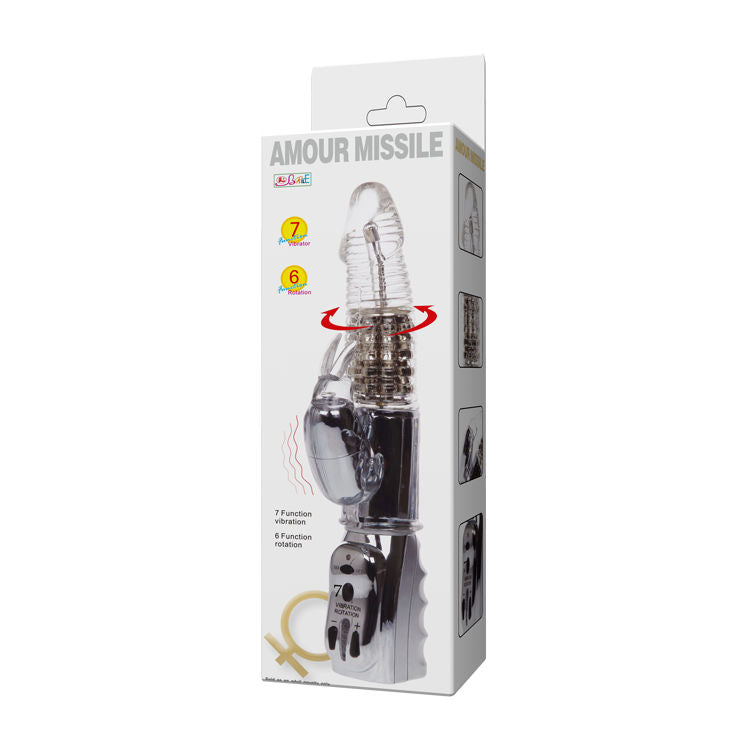 BAILE - AMOUR MISSILE TRANSPARENT ROTATOR 26.5 CM - 53Xshop