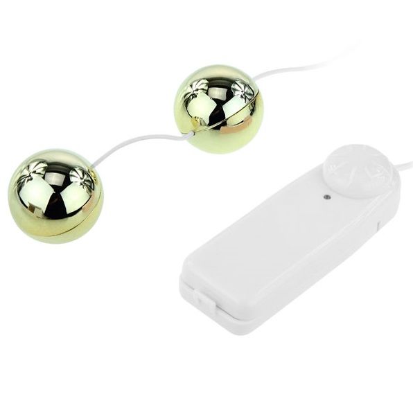 BAILE - GOLDEN CHINESE BALLS VIBRATOR - 53Xshop