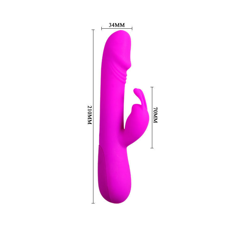 PRETTY LOVE - FLIRTATION VIBRATOR WITH RABBIT CLEMENT - 53Xshop