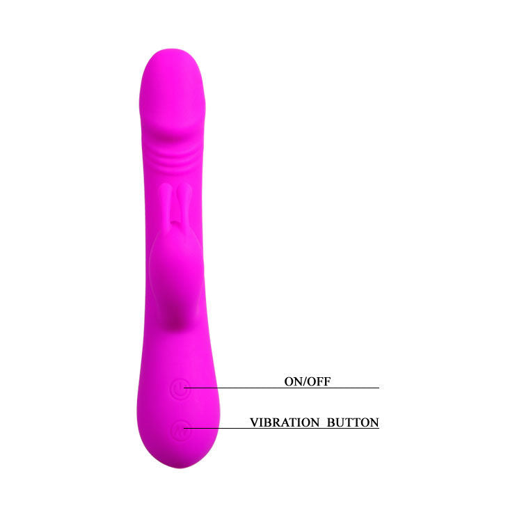PRETTY LOVE - FLIRTATION VIBRATOR WITH RABBIT CLEMENT - 53Xshop