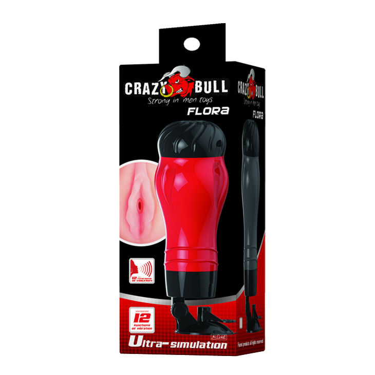 CRAZY BULL - FLORA VAGINA WITH VOICE MASTURBATOR BASE - 53Xshop