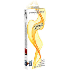 SHEER GLYDE - DAMS LAMINAS LATEX ORAL SEX TAIL - 53Xshop