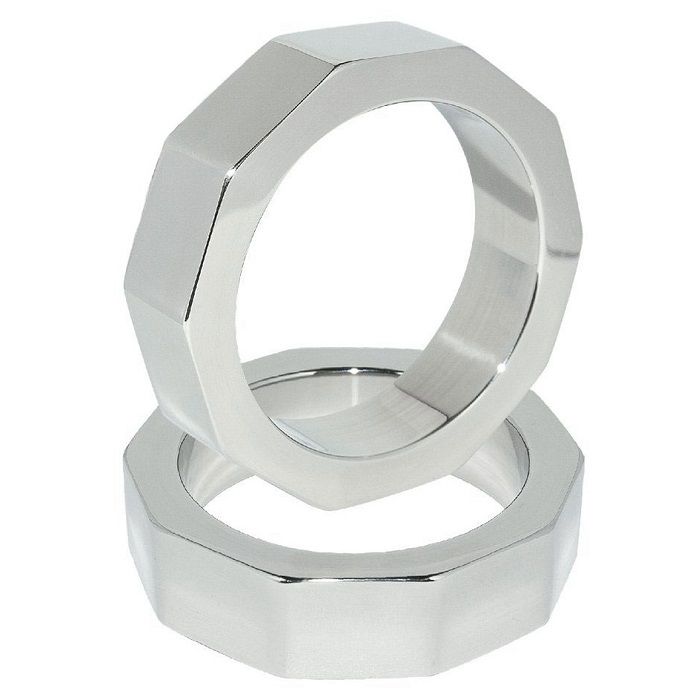 METAL HARD - PENIS AND TESTICLE NUT RING 45 MM - 53Xshop