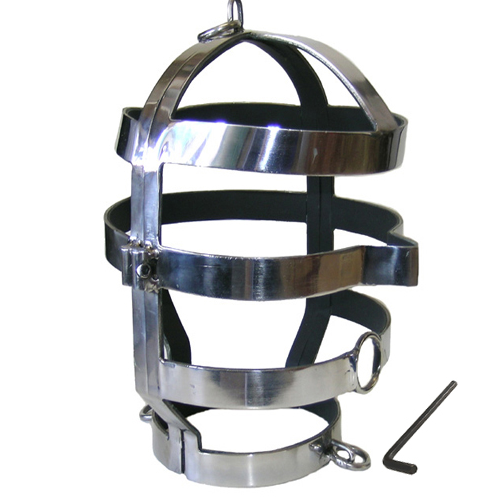 METAL HARD - MASK WITH STEEL NECKLACE - 53Xshop