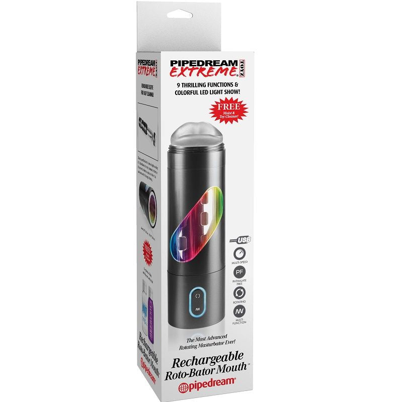 EXTREME TOYZ - ROTO BATOR USB MALE MASTURBATOR MOUTH - 53Xshop