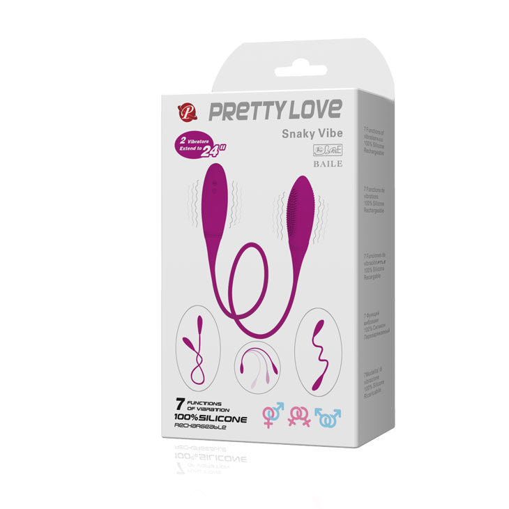 PRETTY LOVE - SNAKY DELUXE VIBRATOR 7 V - 53Xshop