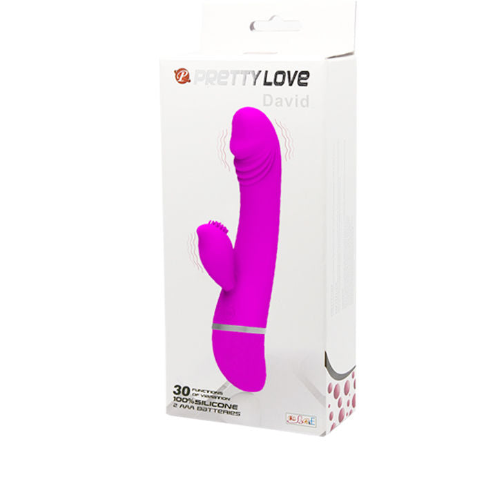 PRETTY LOVE - FLIRTATION VIBRATOR WITH RABBIT DAVID - 53Xshop